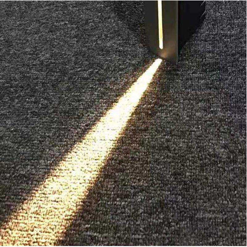 LED户外地脚灯踏步灯人体感应楼梯灯台阶嵌入式踢脚灯185*40*48MM