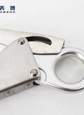 7075航空铝 轻便 25KN 6.5cm大开口保险钩 防坠落钢管挂钩 安全钩