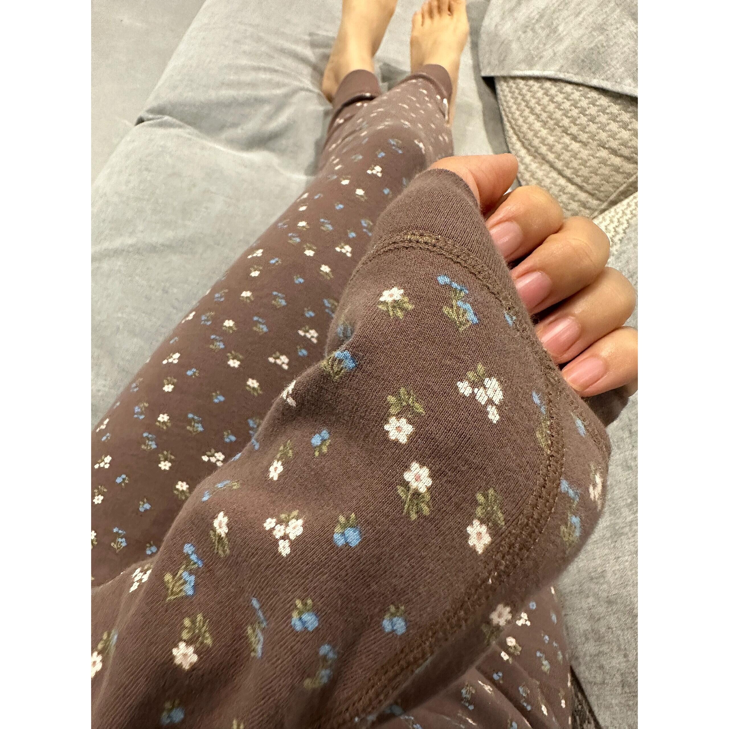 碎花睡衣女秋无胸垫居家服冬天睡衣长袖长裤套装可外穿秋冬季加厚