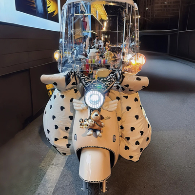 电动车挡风被｜冬季加绒加厚雅迪爱玛九号电瓶车防风双面防水防寒