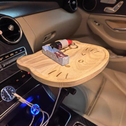 【女友专属】车载化妆桌创意汽车内饰改造车载小桌板悬浮置物架