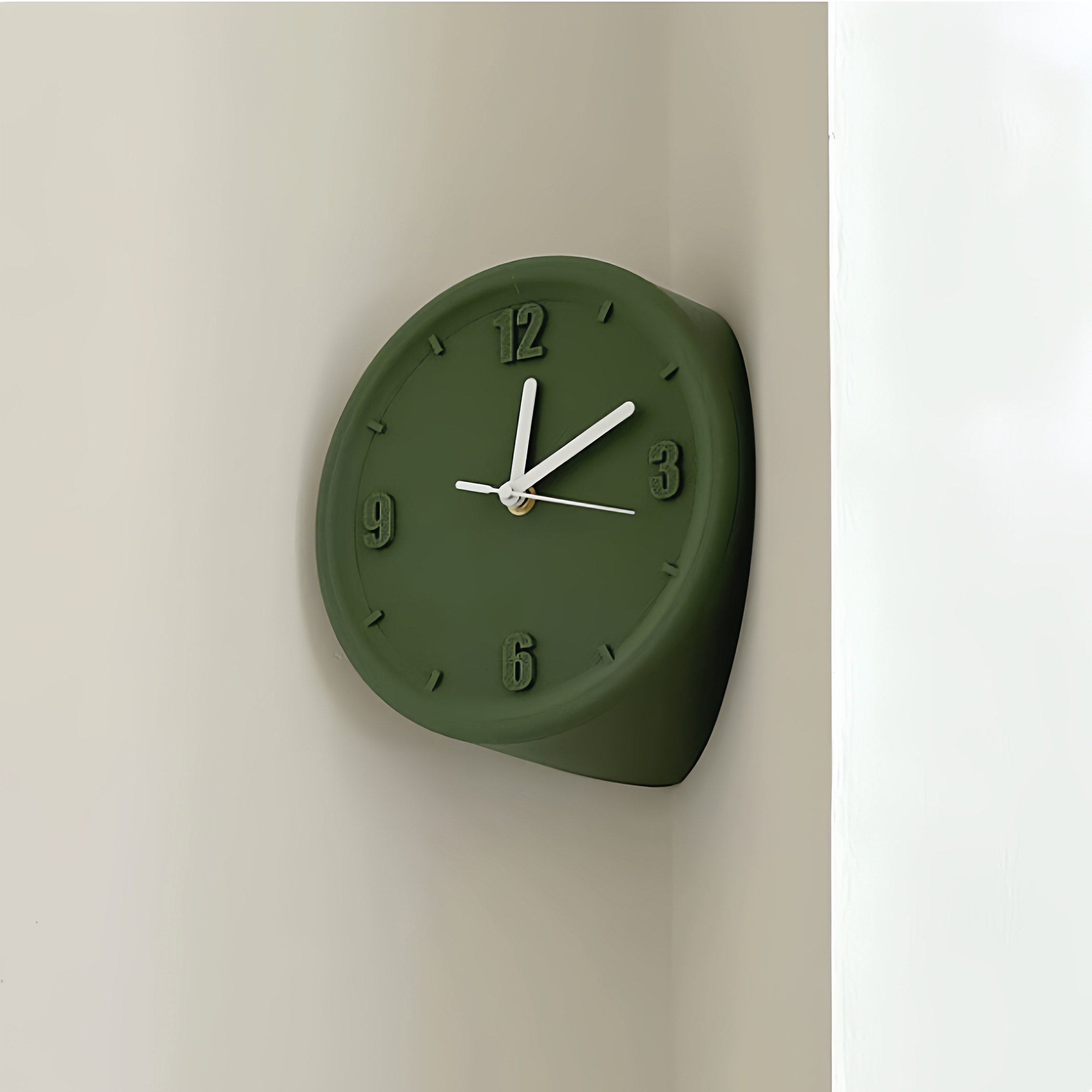 转角挂钟客厅2025新款轻奢高级感家用创意现代简约数字墙角钟表