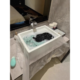 【旅行好物】水池浴缸一次性泡澡袋酒店隔脏膜洗衣服洗手池袋桌布