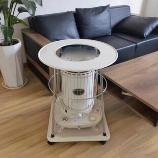 丰臣千石corona煤油取暖炉桌暖炉架滑轮底座木头方型圆形铁托顶盖