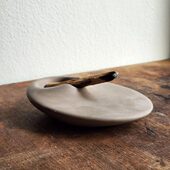 holder Santo wood 秘鲁圣木香薰炉水泥支架底座放松冥想容器托盘