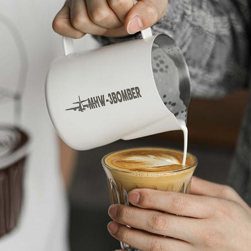 MHW-3BOMBER轰炸机拉花缸3.0 圆嘴新手奶缸 意式咖啡压纹拉花杯