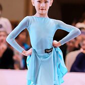 语歌菲新款 专业分体考级国标规定服 少儿拉丁舞比赛服女童2024长袖