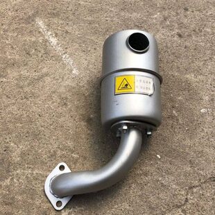 单缸柴油机R176R175R180R190常发CFZ12L12消声器8 10匹排气管