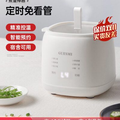 皆米煮蛋器家用自动断电蒸蛋器多功能煮鸡蛋神器小型早餐机温泉蛋