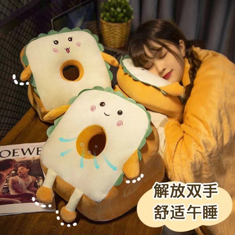 午睡枕办公室工位l趴睡枕午休神器学生趴桌子睡觉专用抱枕头枕枕