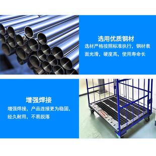 鸥达树脂地货板物流台折载物籠車超市理叠车可移动仓车储厂家直供