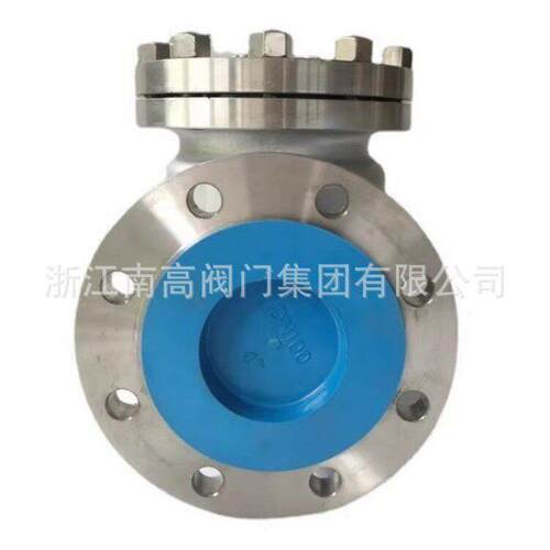 H44H南高B-150兰LB/300L美标铸钢法旋启止式回阀使用寿命长