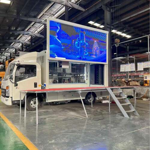 出口移动广蓝告传车宣412车舞台宣传车LED广告车 小型牌广告宣传