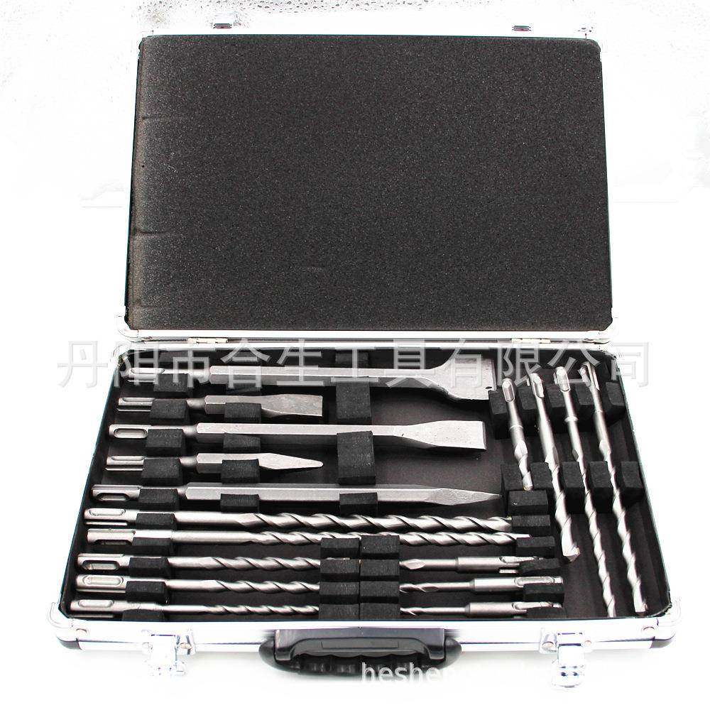 17pcs电锤钻尖凿扁凿铝盒套装SDS冲击钻墙壁开孔凿眼,自行车/骑行装备/零配件,更多零件/配件,淘宝优惠券,粉丝福利购,淘宝优惠卷