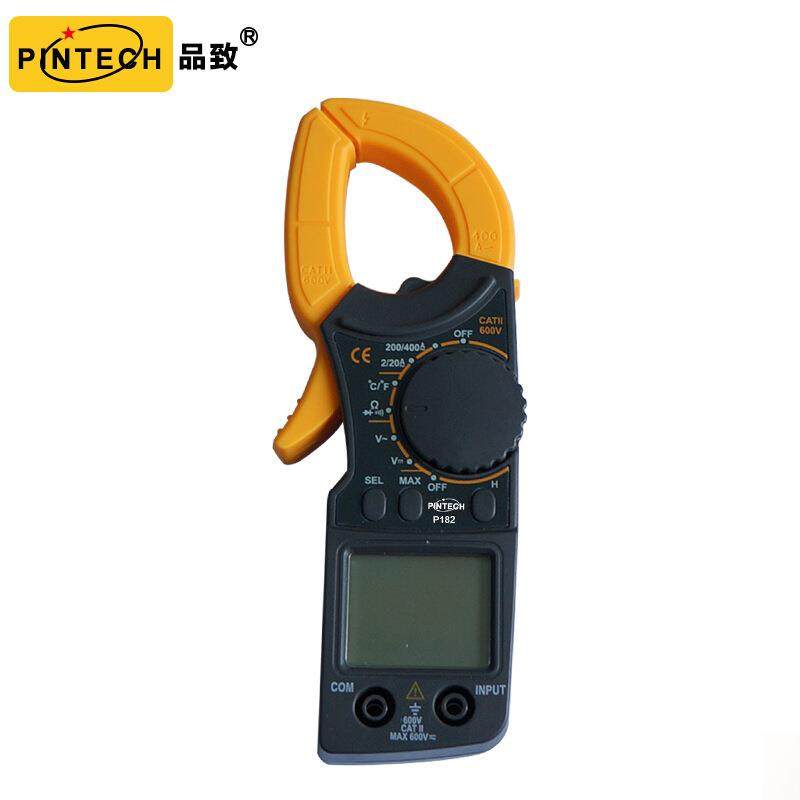 PINTECH品致钳式万用表P182数显电流电压表600V小型电工电阻数字