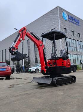 海拓制造HT16小型挖机农用果园挖机出口法国迷你履带液压挖机