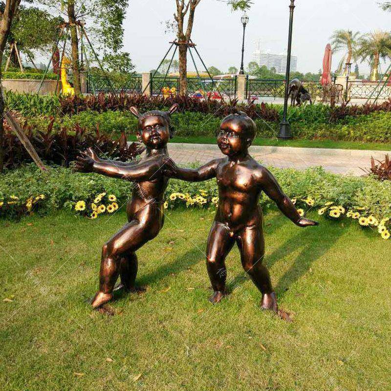 仿铜玻璃钢人物雕塑古现代仿真人雕塑商场广场树脂摆件