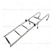 不锈钢3045节可折叠挂梯弯管扶手梯下水梯游艇船用五金配件