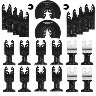 亚马逊跨境热销24件万用宝锯片套装 oscillating saw blades