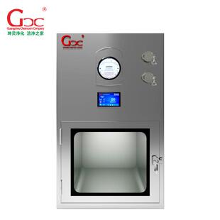 广州坤灵净化设备层流传递窗风淋紫外线双重自净传递窗