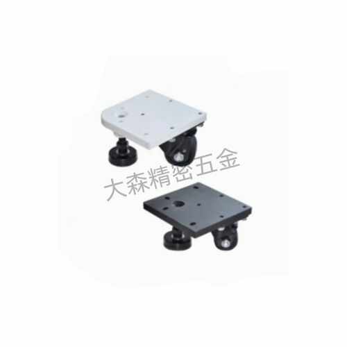 CGV01-D50-NE 怡合达方形板y脚轮CGV06-D65-NE 带调整块水平调节