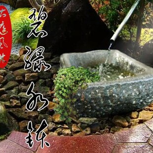 户外庭园石雕老石槽长方形石钵睡莲石盆洗手盆鱼缸花盆园林装饰