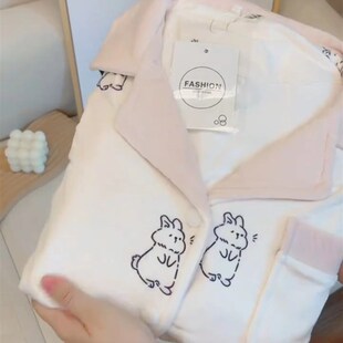 海岛绒薄绒睡衣女款冬季秋冬款2023新款高级感外T穿女士家居服套