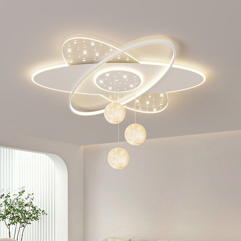 星空顶客厅吸顶灯现代简约2023新款主灯具奶油风全光谱书房卧室灯