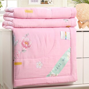 全棉空调被可水洗夏凉被大豆纤维被春秋被九孔被子宿X舍单双人被