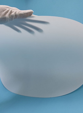 灯具配件吸顶灯盖子白色亚克力片一面磨砂一面亮面高透1毫米mm厚