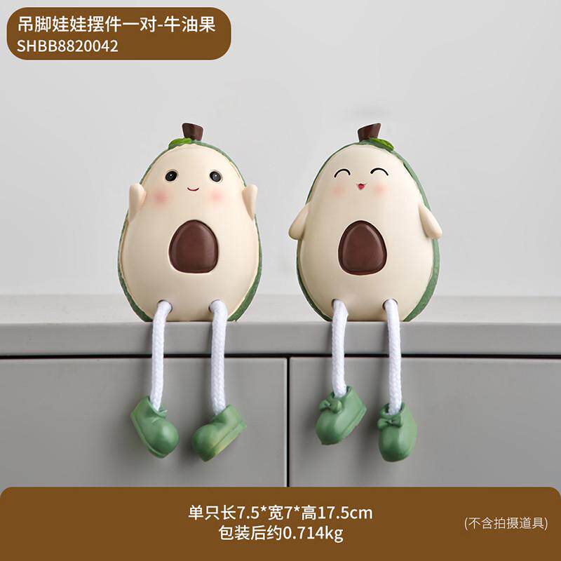 摆件桌面腿客厅玄关娃娃创意儿童坐姿吊J脚家居装饰礼电视柜长小