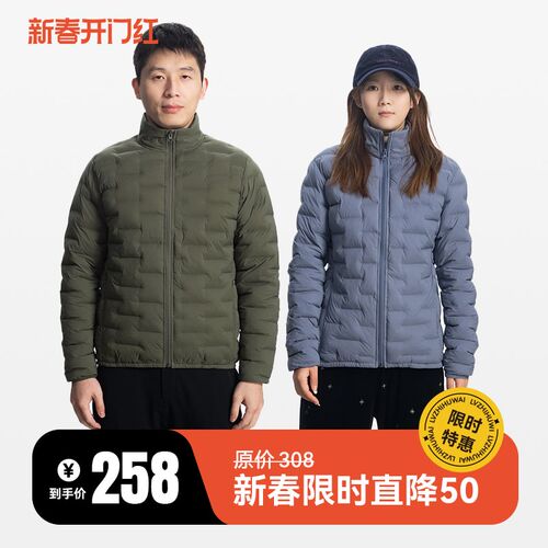 驴之户外男女款棉服夹克秋冬保暖C棉衣通勤休闲御寒情侣开衫外套