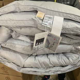 外贸日单白鹅绒被羽绒被轻柔保暖双人秋冬用保暖200x230cm冬被