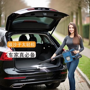 锂电吸尘器便携式手持大功率车载无线吸尘机家用清洁大吸力除尘器