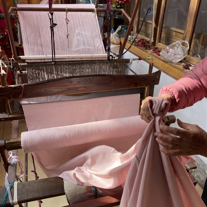 四件套被罩纯手工老粗布床单枕套老土布双人高端床单纯棉防螨被套