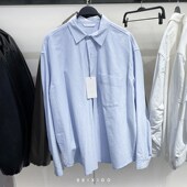 春季 休闲衬衫 新款 柜319 男装 棉质宽松牛津纺翻领长袖 7446431 406