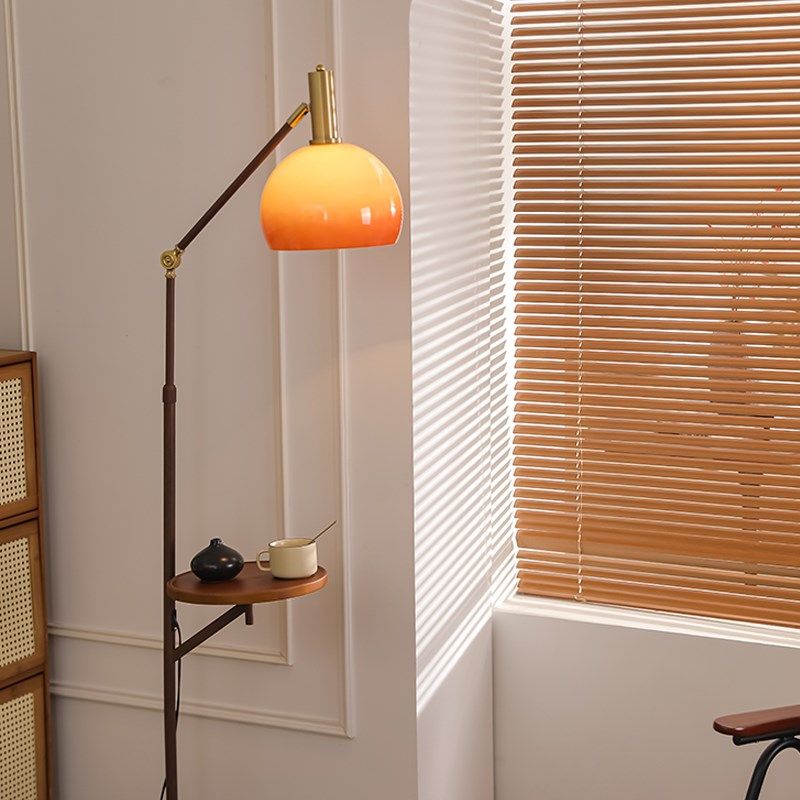 中古落地灯客厅沙发旁边客厅氛围灯复古法式带边置物架一体钓鱼灯,家装灯饰光源,置物功能落地灯,淘宝优惠券,粉丝福利购,淘宝优惠卷