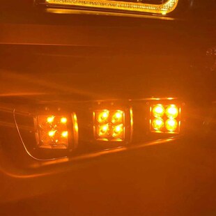 北极之光适d用于09-20年猛禽F150雾灯前杠射灯日行灯转向灯改装件