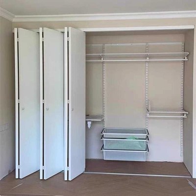 实木衣柜门衣帽间门定制简约卧室门折叠门推拉门储物柜柜门鞋柜门