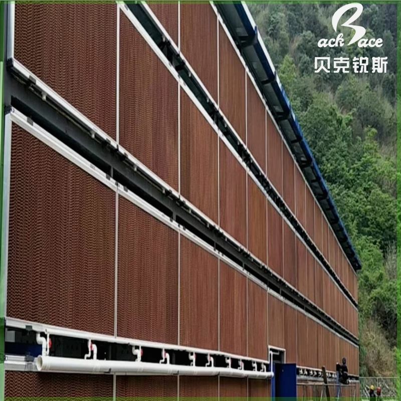 水帘墙降温湿帘纸芯养殖大棚专用风机水帘猪场鸡舍铝合金降温系统