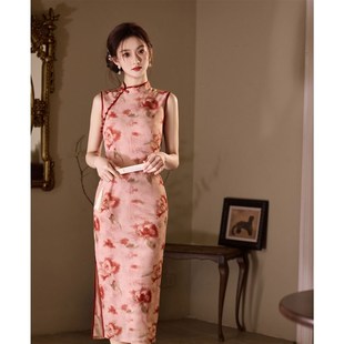 改良年轻款 国风旗袍气质优雅新中式 旗袍2025连衣裙5775 烟雨客