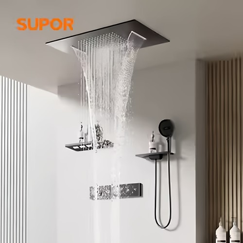 苏泊尔天幕暗装花洒淋浴套装