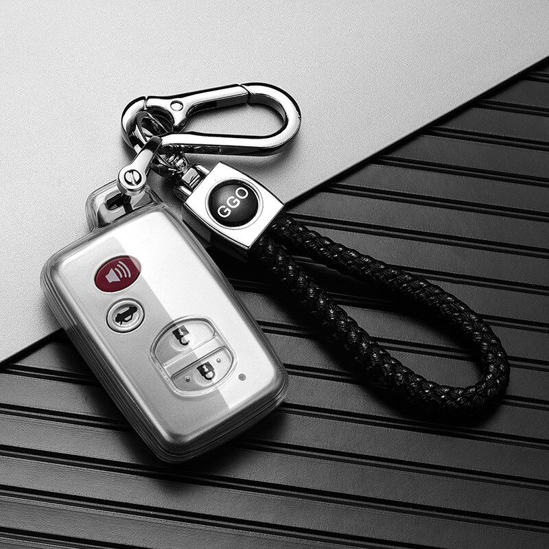 适用于丰田钥匙套老款凯美瑞09年汉兰达10款皇冠锐志车保护壳扣包