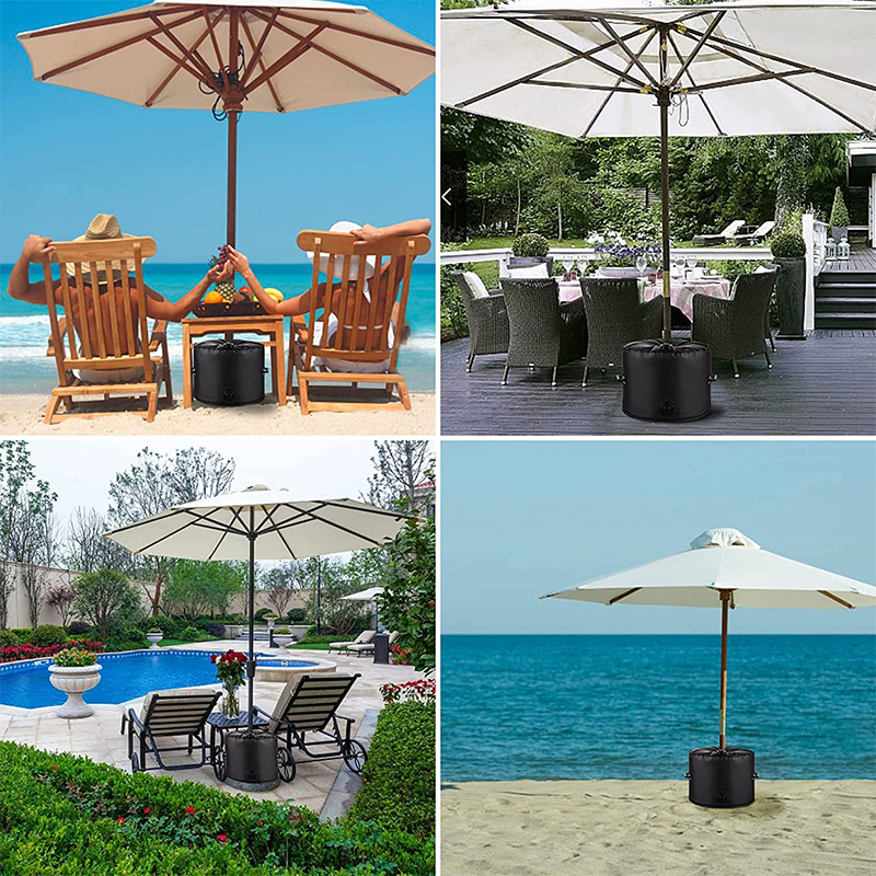 遮阳伞压重底座注水雨篷车篷广告篷固定沙袋防风配重神器水袋加重