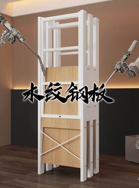 简易衣柜家用室OKH卧出租房用叠免安装布衣柜钢架结耐实折用收纳