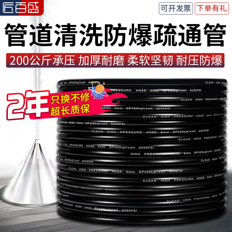 下水道疏通管送老鼠头M22插芯14/15+1/4外螺纹接口高压疏通机配件
