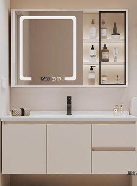 轻奢法式奶油一风31219陶瓷体盆洗实木智能卫生间地洗手脸落式浴