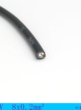 TRVV80.1环2低-2.5耐油耐弯曲柔性护PNL套*线国标频拖链保CE