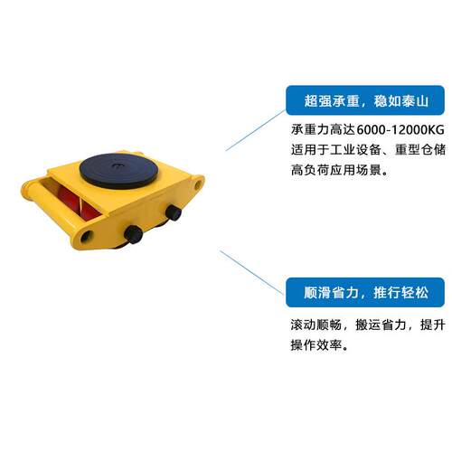 4英寸PU聚氨万酯直行向重脚轮移动克重物10搬运小坦车轮滚轮载