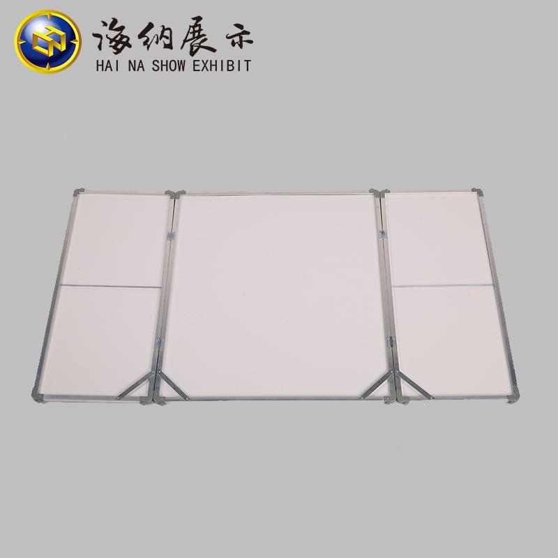 广地告折叠桌架子超试吃铝框促销台陈列展桌落845示式含画面市制
